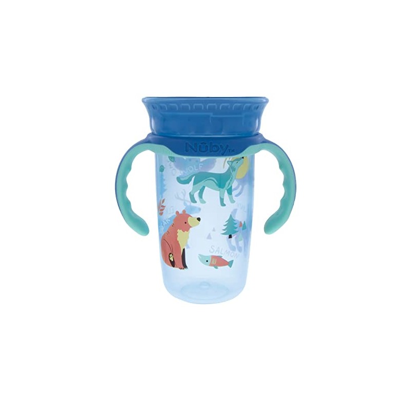 Vaso con Borde 360° - con Asas Removibles Animales del