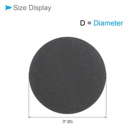 CoCud Hook & Loop Sanding Disc, 3" Dia 400/600/800 Assorted Grit, No Hole Wet Dry Orbital Sandpaper Silicon Carbide - (Applications: for Wood or Metal Polishing), 15-Pieces