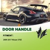 omoZone Pair Exterior Door Handle Assembly Front Left&Right Side Carbon