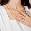SILBERTALE 925 Sterling Silver Thin Necklace 2 mm Wide Curb