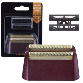 Replacement Foil & Cutter Bar Assembly Blade Heads for Wahl Professional 5 Start Series, Compatible with Shaver Model 7031-100 7043-100, High-Performance and Super Close Shaving, Red