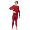 IZOD Men's Waffle Knit Crewneck Top and Jogger Pant Sleep