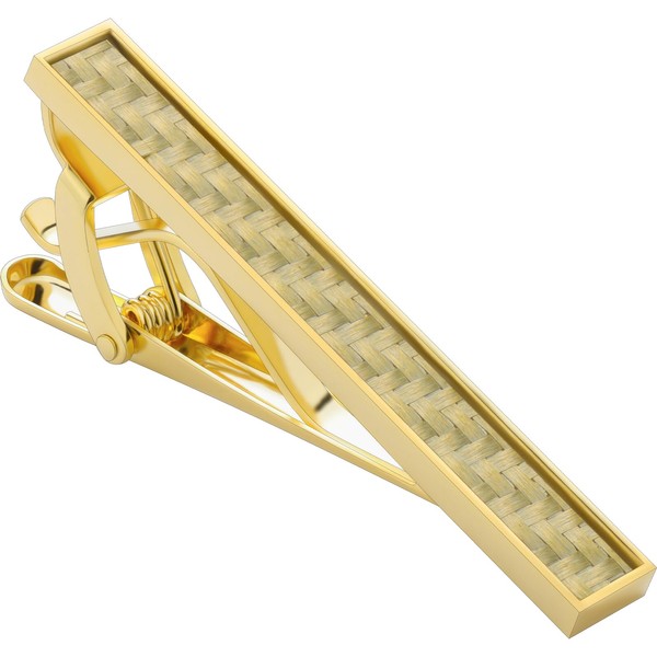 Tie Clips for Men Gold Silver Gun Black, TAIGRAMA Tie