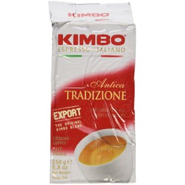 Kimbo Espresso Export Ground Coffee 2 Bags 8.8oz/250g Each