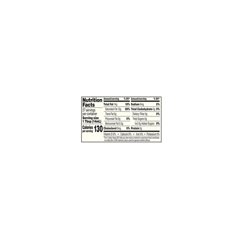 Simply Nature USDA Organic Coconut Oil Unrefined Cold Pressed Virgin