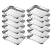 HYTK Little Serving Trays Stainless Steel 304 in Bulk Small