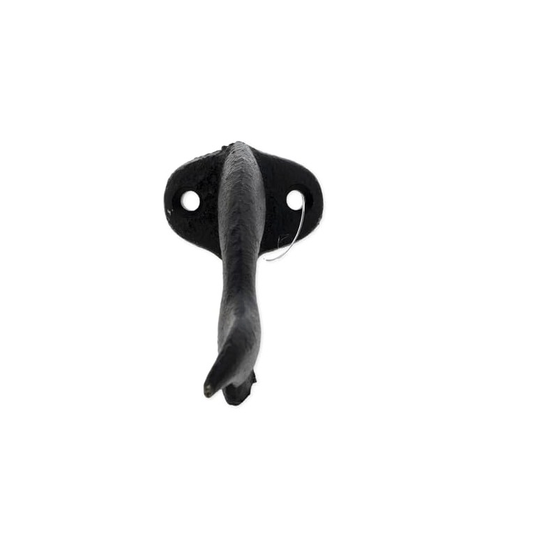 The Bridge Collection Cast Iron Whale Tail Wall Hook -
