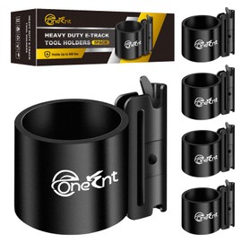 5 Pack E-Track Tool Holders|E Track Accessories for Enclosed Trailer to Heavy Duty Tool Holder |E Track/X Track Tool Hangers to Keep Rakes,Shovels, Broom|E Track Shovel Holder for Truck