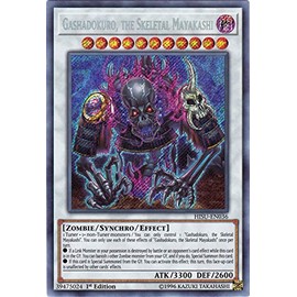 Yu-Gi-Oh! - Gashadokuro, The Skeletal Mayakashi - HISU-EN036 - Hidden Summoners - 1st Edition - Secret Rare