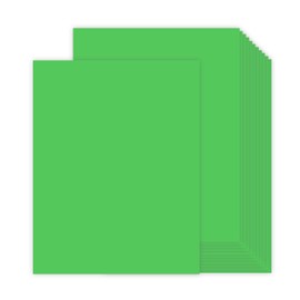 Pikalon 30 Sheets Green Cardstock 8.5 x 11 Inches, 67lb/180 gsm Premium Colored Card Stock Paper for Kids Card Making DIY Craft Party Decorations School Student Supplies (Green)