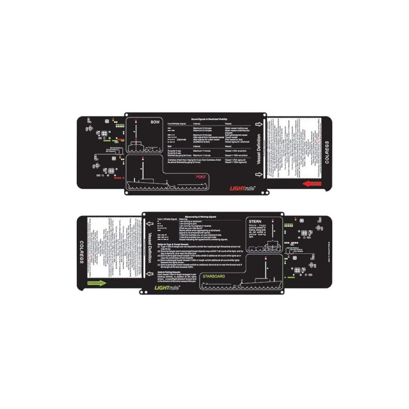Weems & Plath Marine Navigation LIGHTrule Lights, Shapes and Maneuvering