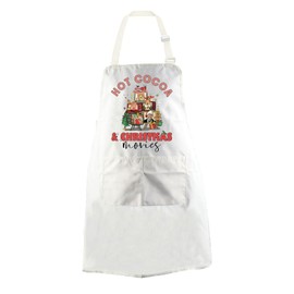 WCGXKO Christmas Movie Inspired Kitchen Apron Christmas Party Gift Christmas Characters Gift (Christmas M Apron CA)
