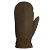 Pratt and Hart Snowfall Women’s Deerskin Leather Mittens with Finger