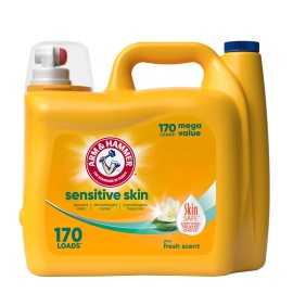 ARM & HAMMER Sensitive Skin Plus Fresh Scent, 170 Loads Liquid Laundry Detergent