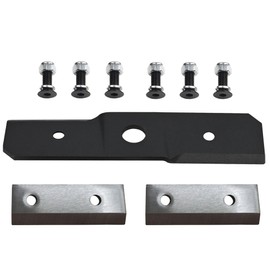 RKJFHIUR 781-0490 742-0571 Chipper/Shredder Blade Kit - Compatible with MTD/Troy-Bilt/Craftsman - Fits 981-0490 942-0571 742-0571