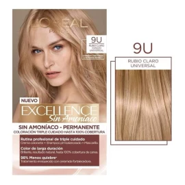 L'Oréal Tinte Imedia Permanente Sin Amoniaco 9u Rubio Claro Universa