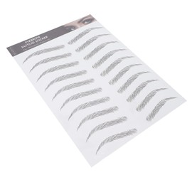 Eyebrow Tattoo Sticker,Long Lasting Eyebrow Transfers Sticker Household Portable Women Eyebrow Tattoo Sticker(BLACK-08)
