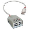 LINDY 4 Port USB 2.0 Smart Hub, Bus Powered (42998)