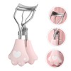 Ipetboom 1set Portable Cat Eyelash Curling Clip Mini Cute Eyelash