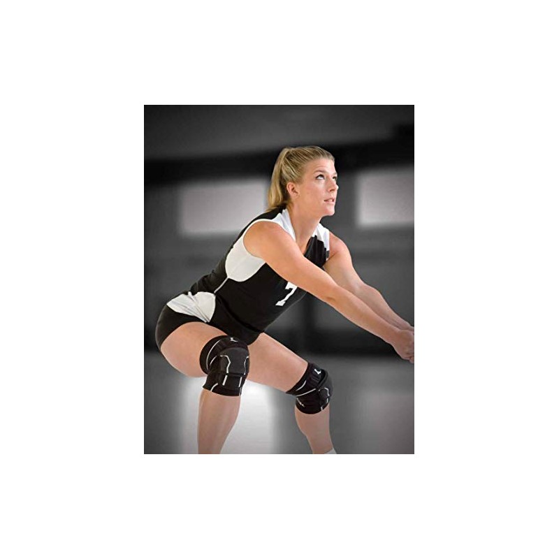 Mueller 5344 Elite Volleyball Knee Pads, 1 Pair, Size S