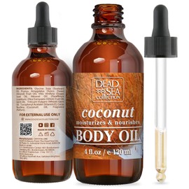Dead Sea Collection Aceite Corporal Con Coco - Hidratante Para Piel Seca Y Aceite De Masaje Hidratante - Aceite De Baño Nutritivo - Aumenta La Elasticidad De La Piel Y Proporciona Apoyo Antienvejecim