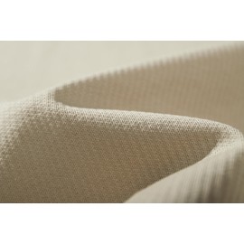 KLIEGOU Men's T-Shirts - Premium Cotton Vertical Grain Texture Tees - 75% Cotton Micro-Stretch 190 GSM Crew Neck T Shirt Light Grey XXL