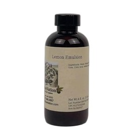 OliveNation Lemon Emulsion for Baking, Water Soluble, Kosher, Gluten Free, Vegan, PG Free - 4 ounces