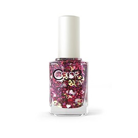 Color Club Nail Lacquer Nailmoji, Holographic Glitter #Goal, 0.5 Fluid Ounce