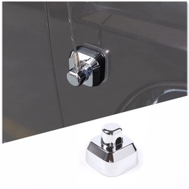 Antenna Base Cover Trim Compatible with Hummer H3 2005-2009, ABS Side Antenna Base Bezel Cover Antenna Mount Decoration, 1PCS (Bright Silver)