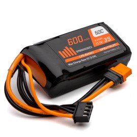 Spektrum 11.1V 600mAh 3S 50C LiPo Battery: IC2, SPMX6003SIC2
