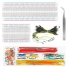 Breadboard Jumper Wire Kit 400pcs 830 Point Breadboards + 65