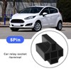VGOL 4 Sets Car Relay Plug Holders with 6.3mm Terminals
