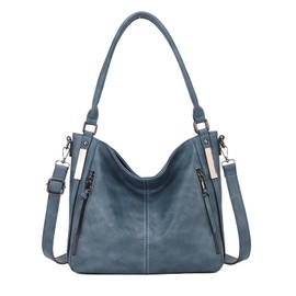 Purses for Women Shoulder Handbags Hobo Bags Tote Bag (A-Blue)