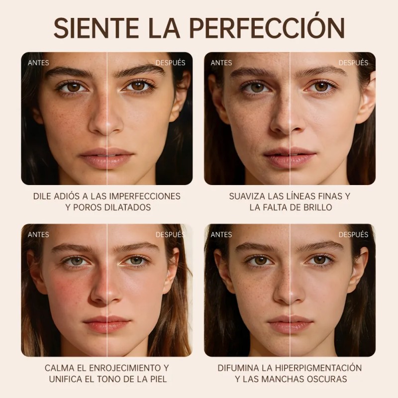 Lanisty Base De Maquillaje 4 En 1 Color Beige Adaptable