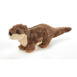 The Petting Zoo River Otter Running Stuffed Animal Plushie, Gifts for Kids, Wild Onez Wildlife Animals, River Otter Plush Toy 9 Inches