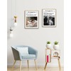 EcoHest Small Trendy Newspaper Magazine Framed Wall Art, 8x10 in