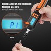 VEVOR Digital Torque Screwdriver, 1/4" Drive Screwdriver Torque Wrench, Electrician