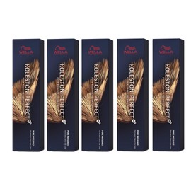 5x WELLA Koleston Perfect ME+ 4/0 Medium Brown 60 ml