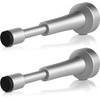 2PCS Aluminum Spring Door Stopper Wall Mount – 4.33 Inch