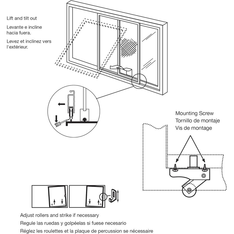 Prime-Line B 702 1 Inch Steel Sliding Screen Door Roller