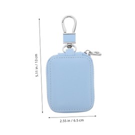 Gatuida Portable Earbud Case with Clip Storage Bag for Earphones Accessories Stylish Design for Personal Expression Multi Function Organizer for Keys Coins and More