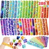 JOYIN 288 Pcs Slap Bracelets for Kids, Bulk Wristbands with