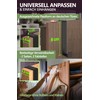 4smile Budget Door Hooks Set of 10 Black 17-23 mm