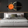 Tiuposr 29x18 Inches Large Modern Wall Clock – Unique Silent