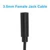 Jiozermi 4 Pcs 1ft Replacement 3.5mm Female Plug to Bare