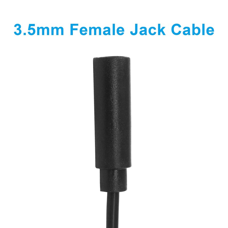 Jiozermi 4 Pcs 1ft Replacement 3.5mm Female Plug to Bare