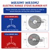 WB30M1 WB30M2 Electric Stove Burners Replacement Fit for G-E Stove