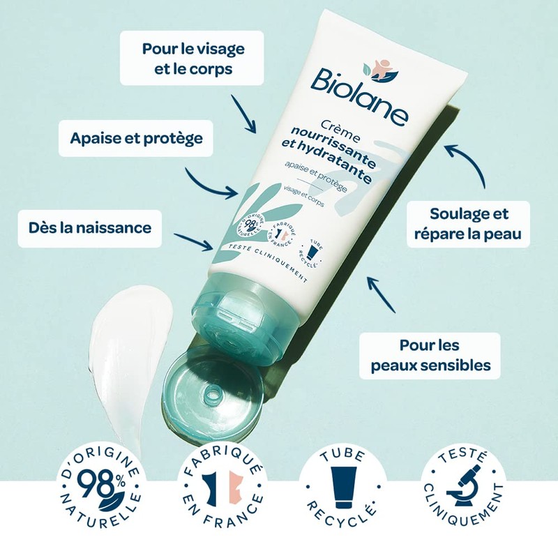 Biolane Nourishing and Moisturising Cream 100ml - 1 Piece