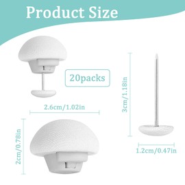 20pcs White Duvet Clips for Comforter Inside, Duvet Pins Set Keeps Comforter from Shifting, Duvet Cover Clips for Quilt, Decoration (White)