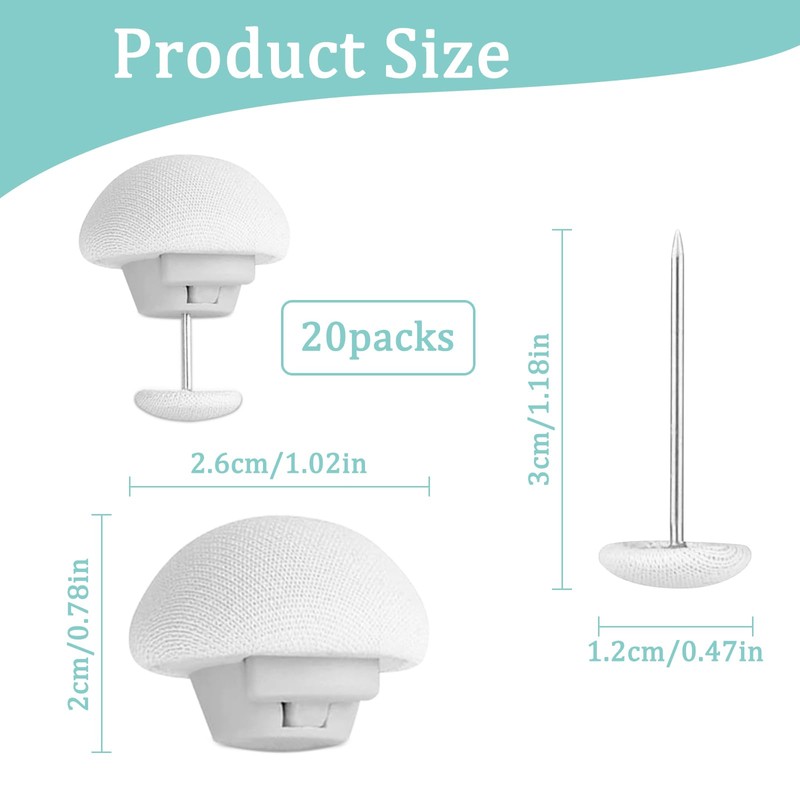 20pcs White Duvet Clips for Comforter Inside, Duvet Pins Set